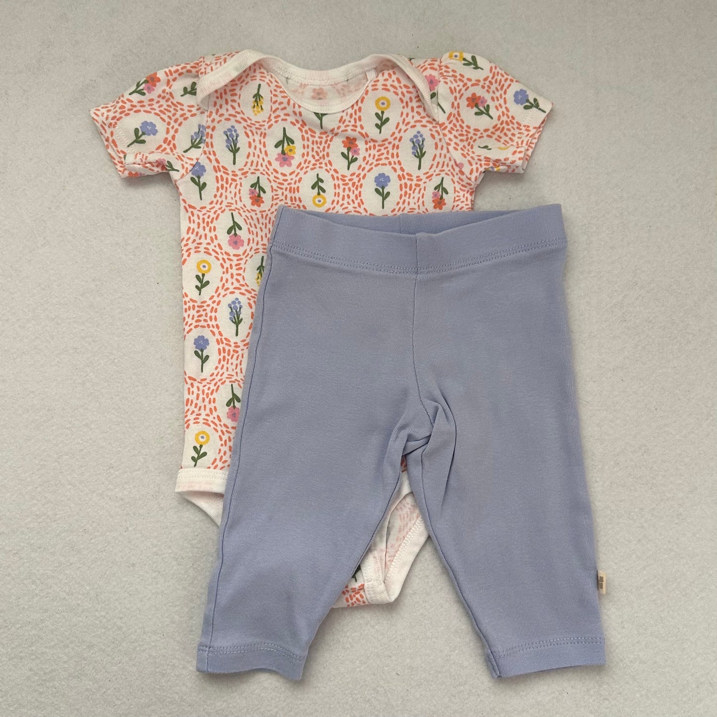 2 pc. Huggies pants and bodysuit set (3 months)