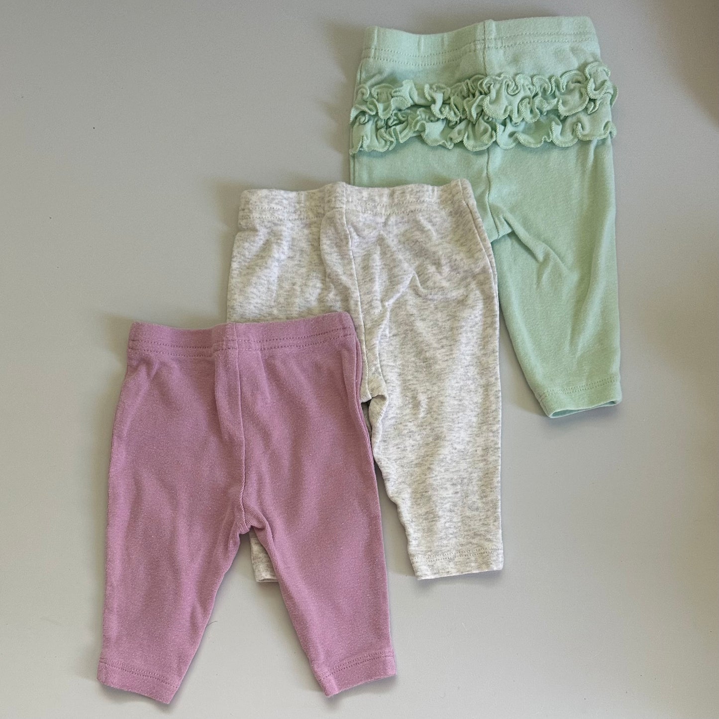 3 pcs. Carter’s Pants (0-3 months)