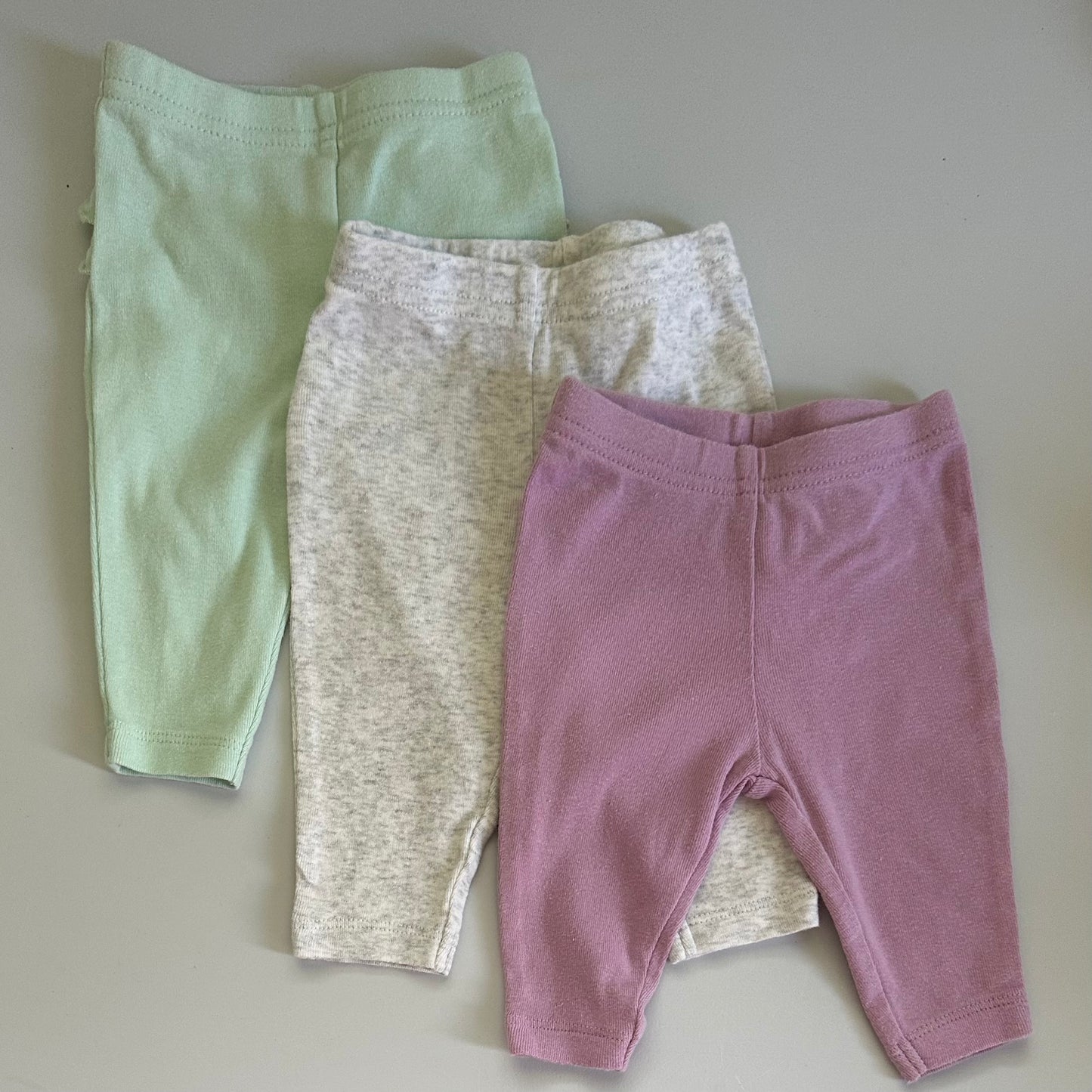 3 pcs. Carter’s Pants (0-3 months)