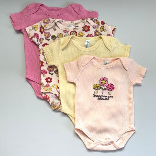 4 pcs. Charlotte and Star Bodysuit (3 months)